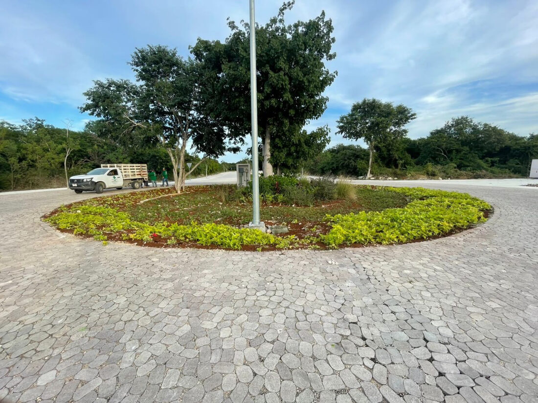 Riego para áreas verdes de un desarrollo en Yucatán